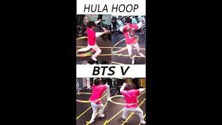 BTS V Hula hoop try not to laugh