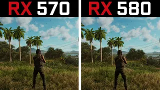 RX 570 (4GB) vs RX 580 (4GB) in 2021 - Test in 8 Games