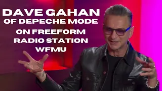 Dave Gahan of Depeche Mode on Freeform Radio Station WFMU