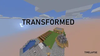 I Transformed a Skyblock Island!  (Timelapse)