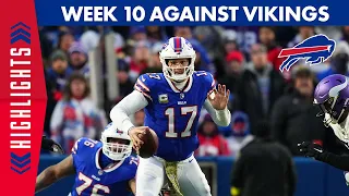 Buffalo Bills Highlights vs. Minnesota Vikings | 2022 Regular Season Week 10