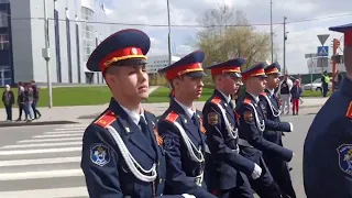 9 мая. Курсанты на параде.Кемерово.