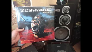 Scorpions acoustica распаковка и прослушка пластинки