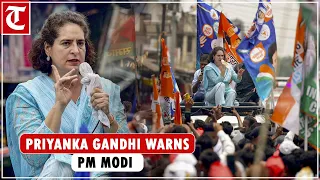 "Modi ko jaakar bol dena..": Priyanka Gandhi warns PM Modi during roadshow in Telangana