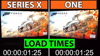 XBOX Series X vs XBOX One Load Time Comparisons