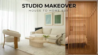 Studio Apartment With A Unique Twist On Japandi & Mid-Century Modern Styles | House To Home E09