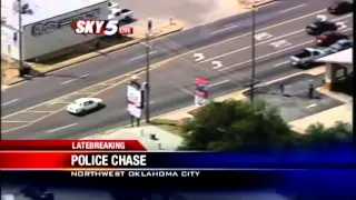 Watch police pursuit through NW Oklahoma City