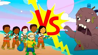 Team Caillou VS The Monster! | Caillou's New Adventures