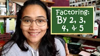 Divisibility Rules: Factoring By 2, 3, 4, 5 [CC] - Speed Math Technique - Civil Service Review