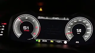 Audi A6 45 TDI Quattro 0-100 km/h Test Kickdown Stock 2020