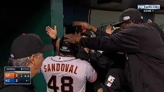 WS2014 Gm7: Giants score go-ahead run in 4th inning