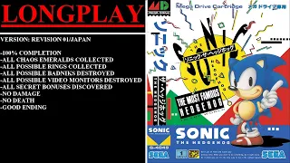 Sonic the Hedgehog [Rev 01/Japan] (Sega Mega Drive) - (Longplay | 100% Completion)