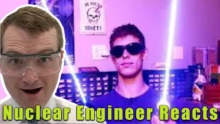 Nuclear Engineer Reacts to Styropyro "Testing Blue Lasers from eBay (and Making Them Even Stronger)"