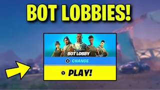 How to GET BOT LOBBIES in FORTNITE CHAPTER 5 SEASON 3! (Easy Tutorial for Bot Lobby Method)