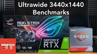 Ryzen 9 3900X RTX 2080ti Ultrawide 3440x1440 Benchmarks