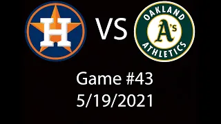 Astros VS Athletics  Condensed Game Highlights 5/19/21