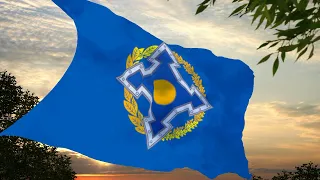 Флаг и гимн ОДКБ Flag and anthem of CSTO