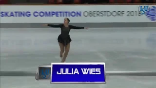 Julia Wies. Oberstdorf 2018. Silver Ladies II Artistic. 17 place