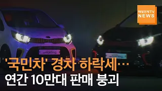 작년 10만대도 안 팔린 '국민차' 경차의 몰락…기아차 '모닝'·쉐보레 '스파크' SUV·고급세단 흥행에 판매량 급감