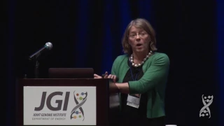 Teresa Pawlowska at the 2017 DOE JGI Genomics of Energy & Environment Meeting