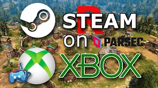 Play Steam Games on Xbox Using Parsec - First Look