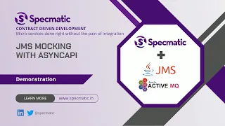 JMS Mocking with AsyncAPI using Specmatic