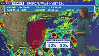 Depression or Tropical Storm Claudette could form by Friday