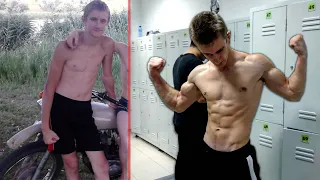 Трансформация Тела За 3 года 16-19 ЛЕТ!CRAZY 3 Year Natural Body Transformation 16-19-Alex Sport