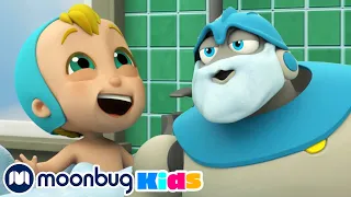 KEEP THE BABY CLEAN!! - Baby's Bath Time | ARPO the Robot | Funny Cartoons for Kids | Arpo and Baby