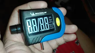 Michelin Digital Tire Tread Depth & Pressure Gauge MN-4204 testing, calibration, battery