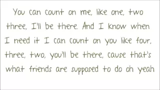 Bruno Mars - Count On Me Lyrics ♥ HD