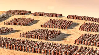 4000 ROMANS vs 25K AFRICAN WARRIORS - Total War ROME 2