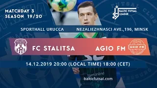 [RUS] FC Stalitsa - AGIO FM. Matchday 3. Live stream