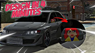 4 Minutes Easy Clean Anime Design Tutorial | For Beginners | Car Parking Multiplayer