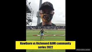 Hawthorn vs Richmond AAMI community series 2022 Devonport oval