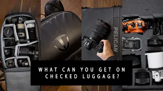 How To  Pack Photography Gear On Flights   Checked in & Carry On Luggage