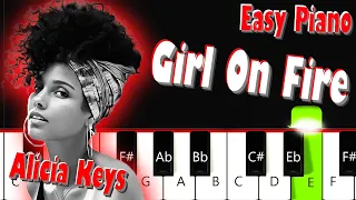 Master Alicia Keys' "Girl On Fire" On The Piano With This Easy Piano Tutorial!