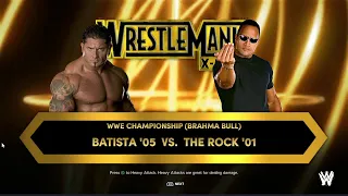 WWE 2K24 - Batista vs The Rock | Extreme Rules Match!"