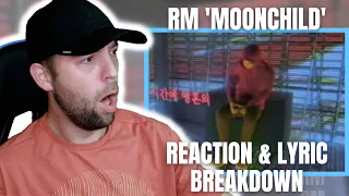 RM (BTS)  - Moonchild REACTION & Lyric Breakdown | Metal Music Fan Reaction