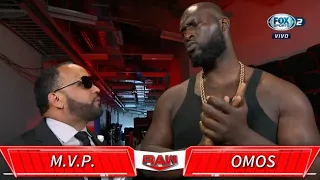 Omos & MVP hablan en Backstage sobre Bobby Lashley - WWE Raw Español Latino: 30/05/2022