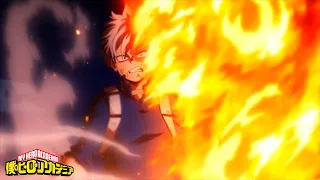 Todoroki Recalls His Father's Technique And Concentrates The Full Power Of The Flames Into His Fist