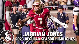 Jarrian Jones 2023 Regular Season Highlights | Florida State DB