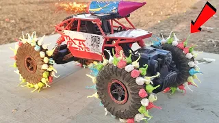 Experiment: RC Truck vs Snappers Firecrackers । Crackes Testing onRC Truck All Crackers on RC Truck