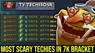 Techiesor The Most Dangerous Techies in 7K Bracket - This is how he destroy mid..