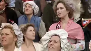 Luis XVI jura la Constitución, escenas de película