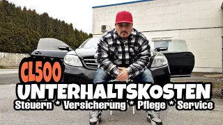 Das kostet mich mein Mercedes CL500 C216 im Unterhalt // Unterhaltskosten CHECK!