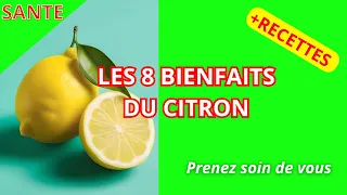 Les 8 incroyables bienfaits du citron, pour la santé #citron #bienfait #bienfaits