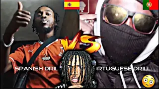 DISRESPECTFUL😳🔥!!!! AMERICAN REACTS TO: Spanish Drill Vs Portuguese Drill | Latin Drill