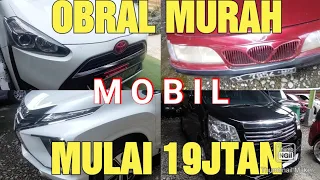 UP DATE STOCK CAHAYA MOTOR MULAI 19JT, BAWA PULANG MOBIL