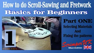 How to do Scroll-Sawing and Fretwork. Basics for Beginners. Part One
